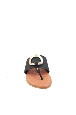Andre Assous Nixi Women’s Shoes Raffia Slip-On Sandal (AA1018)