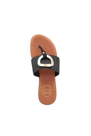 Andre Assous Nixi Women’s Shoes Raffia Slip-On Sandal (AA1018)