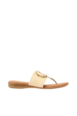 Andre Assous Nixi Women’s Shoes Raffia Slip-On Sandal (AA1018)