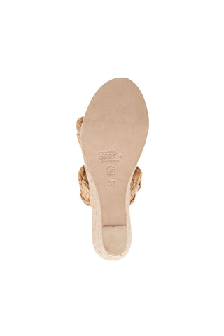 Andre Assous Nolita Crystal Braided Raffia Slip-On Wedge