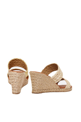 Andre Assous Nolita Raffia Slip-On Wedge