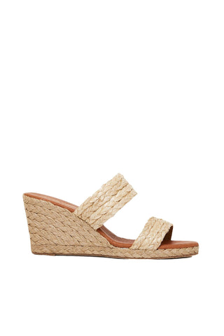 Andre Assous Nolita Raffia Slip-On Wedge