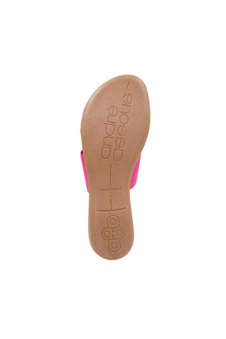 Andre Assous Noor Elastic Fabric & Raffia Slip-On Sandal