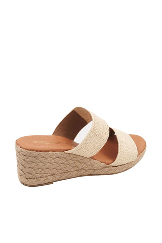 Andre Assous Nori Raffia Slip-On Sandal