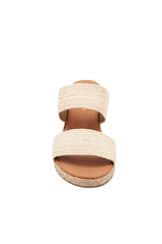 Andre Assous Nori Raffia Slip-On Sandal