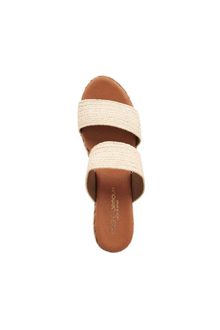 Andre Assous Nori Raffia Slip-On Sandal