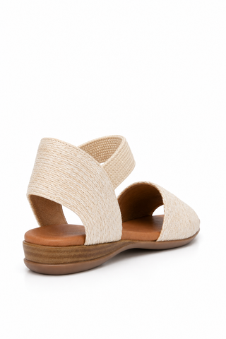 Andre Assous Nuri Raffia Slingback Sandal