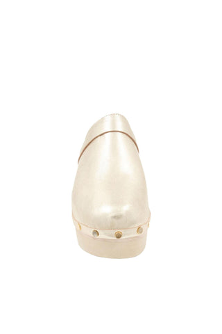Andre Assous Olivia Calf-Skin Leather Slip-On Clog