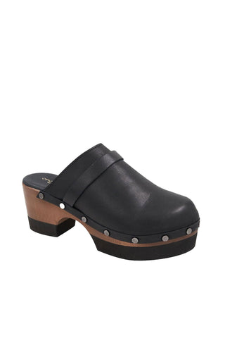 Andre Assous Olivia Leather Slip-On Clog