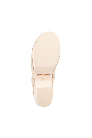 Andre Assous Olivia Leather Slip-On Clog