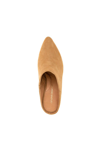 Andre Assous Wyatt Suede Slip-On Wedge Mule