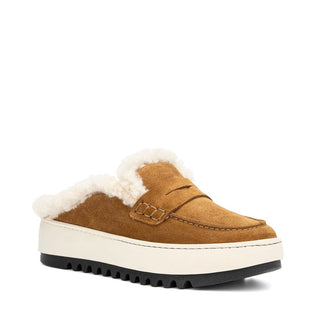 Aquatalia Amata Women’s Shoes Suede Leather Slip-On Mule (AQW1048)-AmbrogioShoes