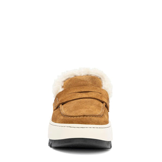 Aquatalia Amata Women’s Shoes Suede Leather Slip-On Mule (AQW1048)-AmbrogioShoes