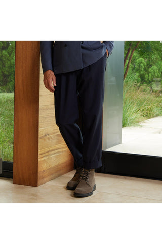 Aquatalia Bernardo Men’s Shoes Suede Lace Up Boot (AQ1007)-AmbrogioShoes