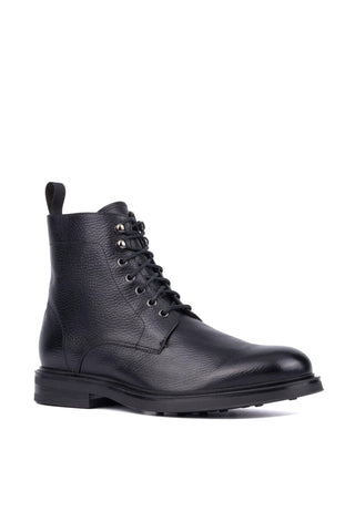 Aquatalia Bernardo Men’s Shoes Tumbled Leather Lace Up Boot (AQ1006)
