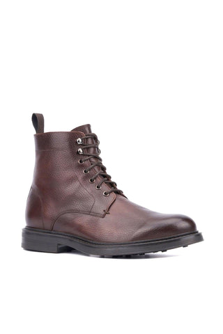 Aquatalia Bernardo Men’s Shoes Tumbled Leather Lace Up Boot (AQ1006)