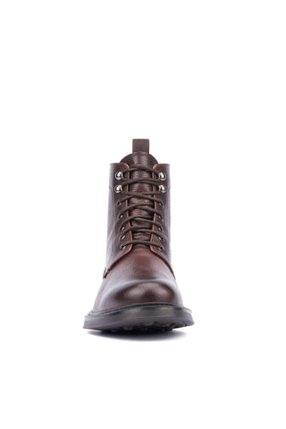 Aquatalia Bernardo Men’s Shoes Tumbled Leather Lace Up Boot (AQ1006)