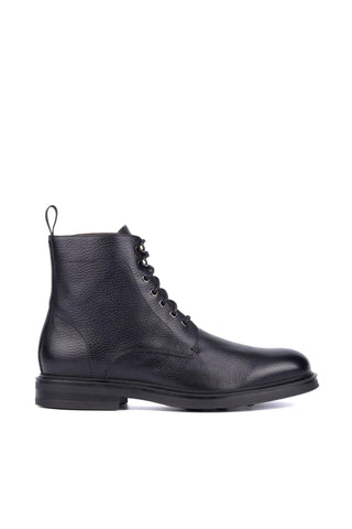 Aquatalia Bernardo Men’s Shoes Tumbled Leather Lace Up Boot (AQ1006)