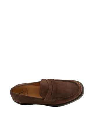 Aquatalia Blake Men’s Shoes Suede Penny Loafer (AQ1012)