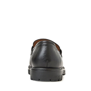 Aquatalia Blake Men’s Shoes Tumbled Calf-Skin Leather Penny Loafer (AQ1013)-AmbrogioShoes