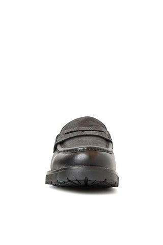 Aquatalia Blake Men’s Shoes Tumbled Leather Penny Loafer (AQ1013)