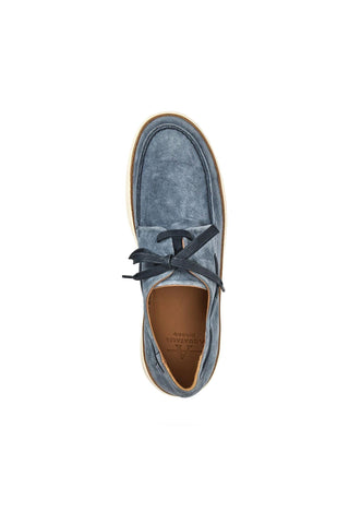 Aquatalia Bora Suede Lace-Up Loafer