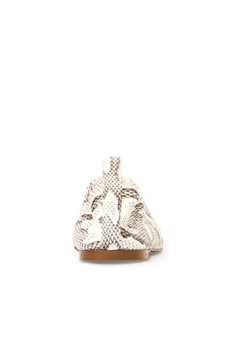 Aquatalia Clio Embossed Leather Flat