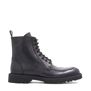 Aquatalia Danny Men’s Shoes Tumbled Calf-Skin Leather Split-Toe Lace Up Boot (AQ1005)