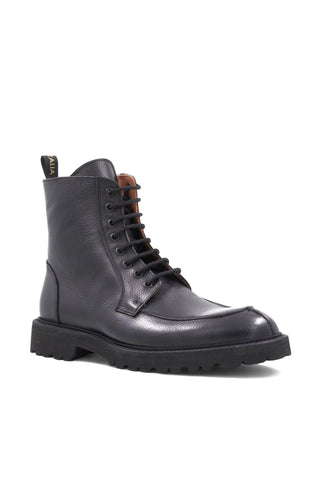 Aquatalia Danny Men’s Shoes Tumbled Leather Split-Toe Lace Up Boot (AQ1005)