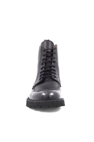 Aquatalia Danny Men’s Shoes Tumbled Leather Split-Toe Lace Up Boot (AQ1005)