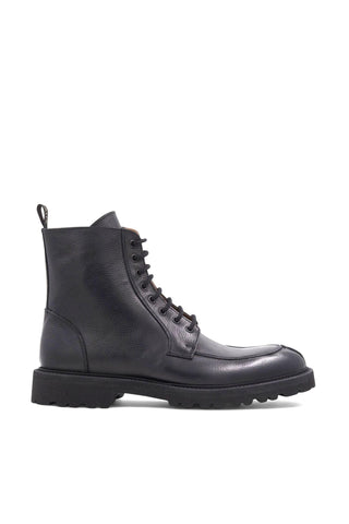 Aquatalia Danny Men’s Shoes Tumbled Leather Split-Toe Lace Up Boot (AQ1005)