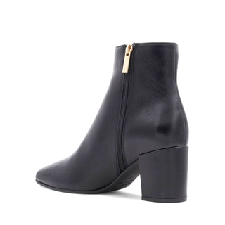 Aquatalia Domani Women’s Shoes Calf-Skin Leather Zip-Up Boot (AQW1022)-AmbrogioShoes