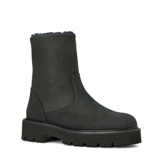 Aquatalia Eloise Women’s Shoes Nubuck Leather Boot (AQW1006)-AmbrogioShoes