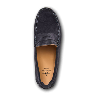 Aquatalia Enzo Suede Moccasin Driver-AmbrogioShoes