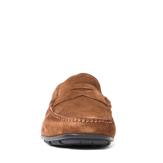 Aquatalia Enzo Suede Moccasin Driver-AmbrogioShoes