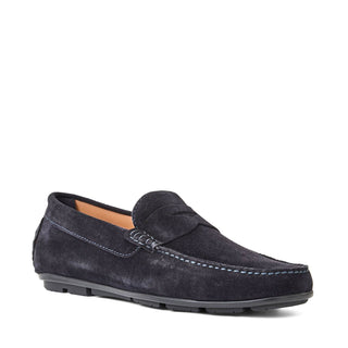 Aquatalia Enzo Suede Moccasin Driver-AmbrogioShoes
