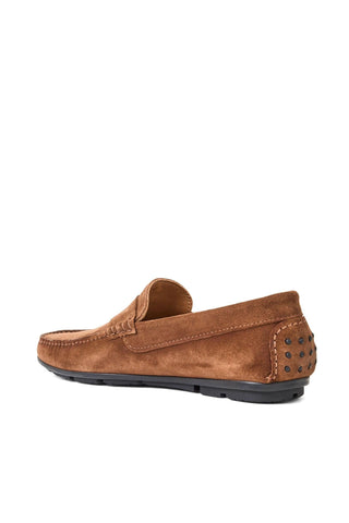 Aquatalia Enzo Suede Moccasin Driver