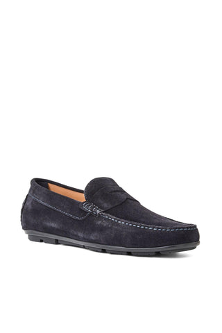 Aquatalia Enzo Suede Moccasin Driver