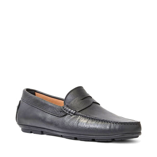 Aquatalia Enzo Tumbled Leather Moccasin Driver-AmbrogioShoes