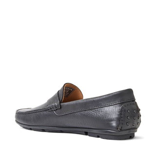 Aquatalia Enzo Tumbled Leather Moccasin Driver-AmbrogioShoes