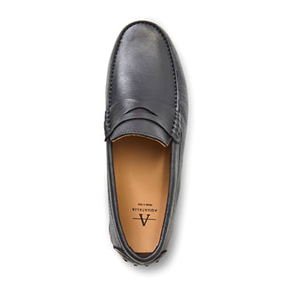 Aquatalia Enzo Tumbled Leather Moccasin Driver-AmbrogioShoes