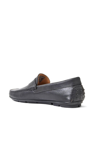 Aquatalia Enzo Tumbled Leather Moccasin Driver