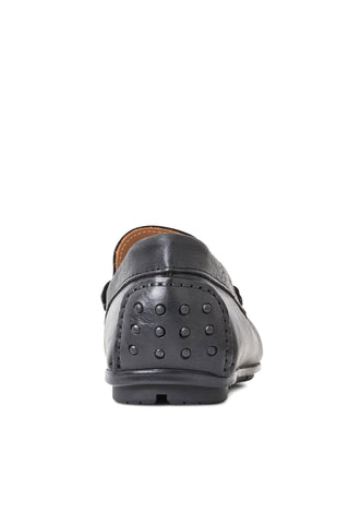 Aquatalia Enzo Tumbled Leather Moccasin Driver