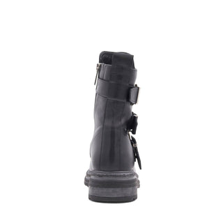 Aquatalia Follina Leather Triple Monk-Strap Boot