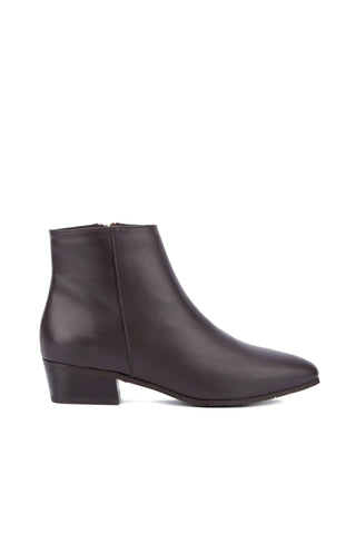 Aquatalia Fuoco Women’s Shoes Leather Zip-Up Ankle Boot (AQW1015)