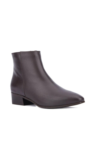 Aquatalia Fuoco Women’s Shoes Leather Zip-Up Ankle Boot (AQW1015)