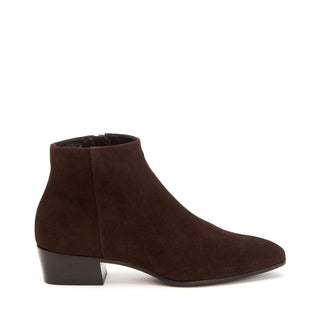 Aquatalia Fuoco Women’s Shoes Suede Leather Zip-Up Ankle Boot (AQW1016)-AmbrogioShoes