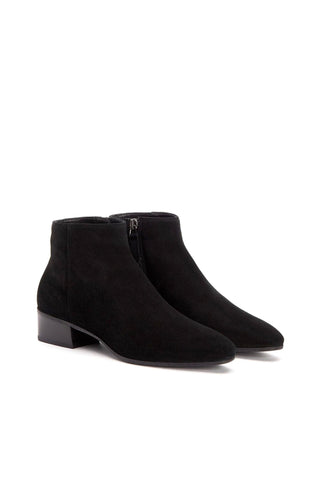 Aquatalia Fuoco Women’s Shoes Suede Zip-Up Ankle Boot (AQW1016)
