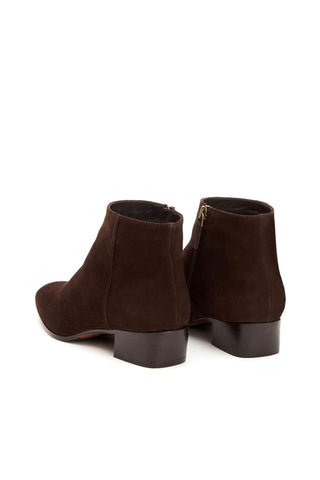 Aquatalia Fuoco Women’s Shoes Suede Zip-Up Ankle Boot (AQW1016)