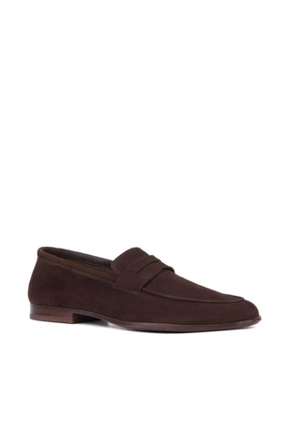Aquatalia Jon Men’s Shoes Suede Penny Loafer (AQ1011)-AmbrogioShoes